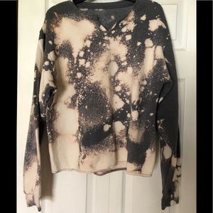 Bleached and Distressed Sweatshirt